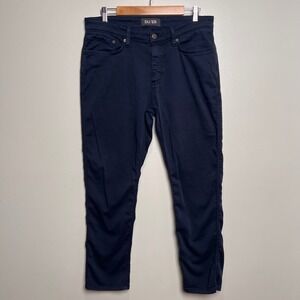 DU/ER N2X Relaxed Fit Pants Mens 34x30 Navy Blue Stretch Tapered
